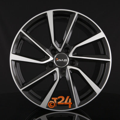 AVUS Racing Velgen - AC-518 Black Polished - 15 inch