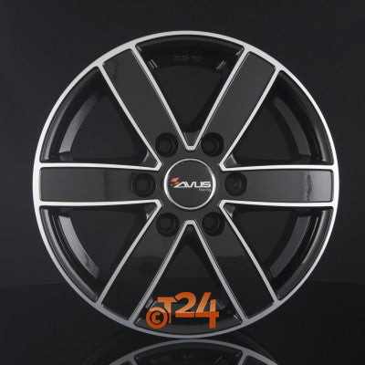 AVUS Racing Velgen - AC-V61 Black Polished - 18 inch