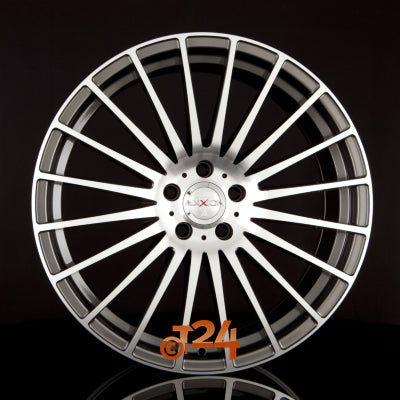 AXXION Velgen - AX5 EXCESS Daytonagrau Hochglanz Poliert  - 20 inch