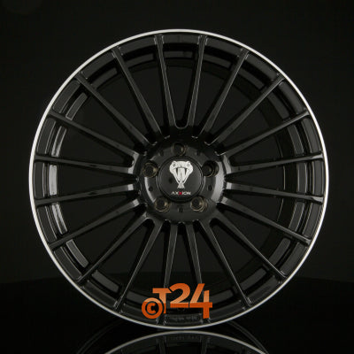 AXXION Velgen - AX5 EXCESS Schwarz Glanz Gepolijste velgrand (SW+ / ML+) - 20 inch