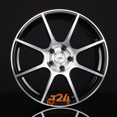 AXXION Velgen - X2 Schwarz Hochglanzpoliert  - 18 inch
