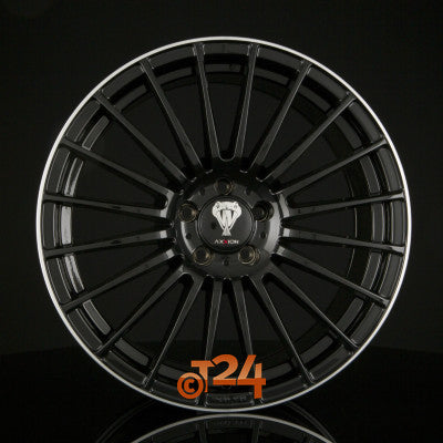 AXXION Velgen - AX5 EXCESS Schwarz Glanz Gepolijste velgrand (SW+ / ML+) - 18 inch