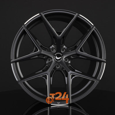 BARRACUDA Velgen - RAZZER Matt Black Pure Sports Gefreesd - 22 inch