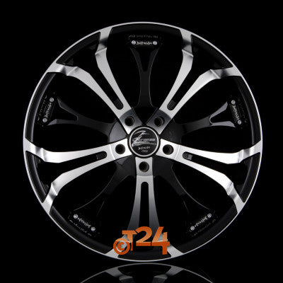 BARRACUDA Velgen - TZUNAMEE Matt Black Polished - 17 inch