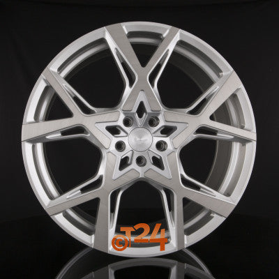 BARRACUDA Velgen - PROJECT X Silver Brushed Surface - 22 inch