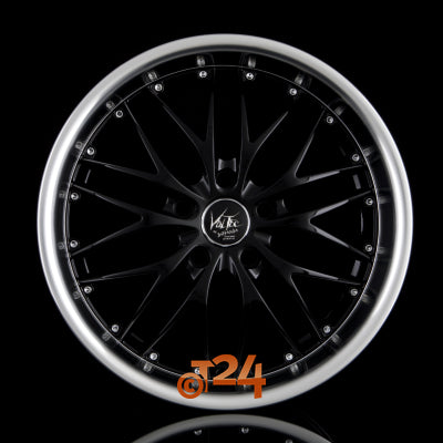 BARRACUDA Velgen - VOLTEC T6 Highgloss Black Inox Lip - 19 inch
