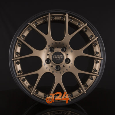 BBS Velgen - CH-RII Wielnaaf Bronze Matt - Velgbed Schwarz met AFS - 22 inch
