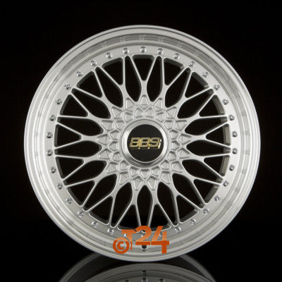 BBS Velgen - SUPER RS Wielnaaf Brillantsilber-Velgbed Diamantgedraaid - 20 inch