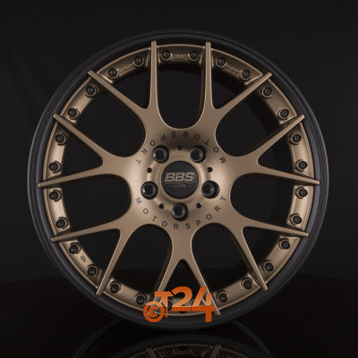 BBS Velgen - CH-RII Wielnaaf Bronze Matt - Velgbed Schwarz met AFS - 21 inch