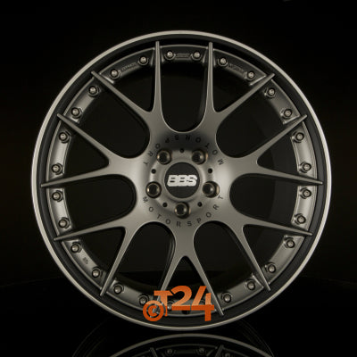 BBS Velgen - CH-RII Wielnaaf Platinum Matt - Velgbed Schwarz Matt - 20 inch