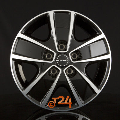 BORBET Velgen - CWG Black Polished - 16 inch