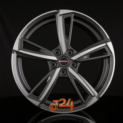BORBET Velgen - BU1 Mistral Anthracite Glossy Polished - 19 inch