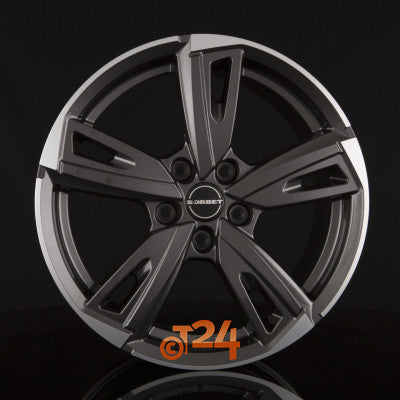 BORBET Velgen - BU1 Mistral Anthracite Glossy Polished - 17 inch