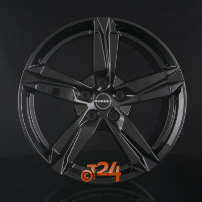 BORBET Velgen - T10 Black Glossy - 15 inch