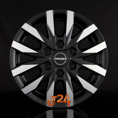 BORBET Velgen - CW6 Black Polished Matt - 16 inch