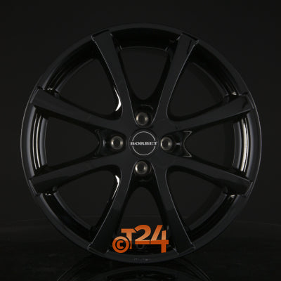 BORBET Velgen - LV4 Black Glossy - 17 inch