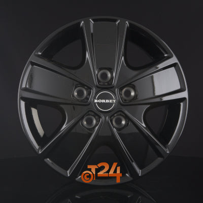 BORBET Velgen - CWG Black Glossy - 16 inch