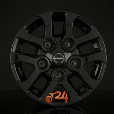 BORBET Velgen - LD Black Glossy - 16 inch