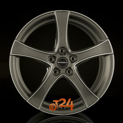 BORBET Velgen - F2 Graphite Polished - 17 inch