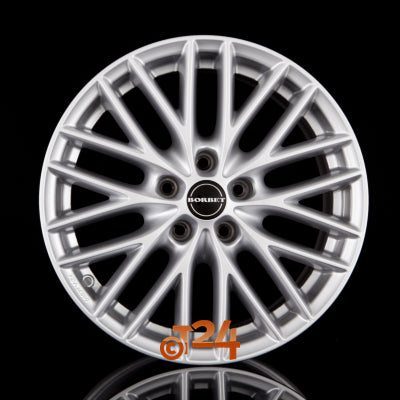 BORBET Velgen - BS5 Brilliant Silver - 17 inch
