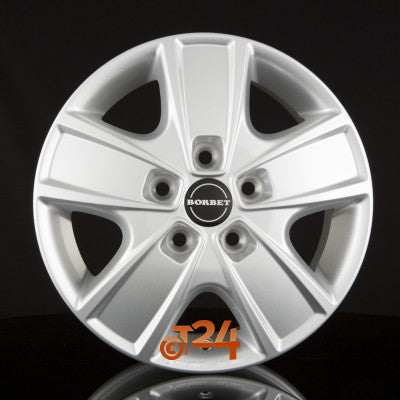 BORBET Velgen - CWG Crystral Silver - 16 inch