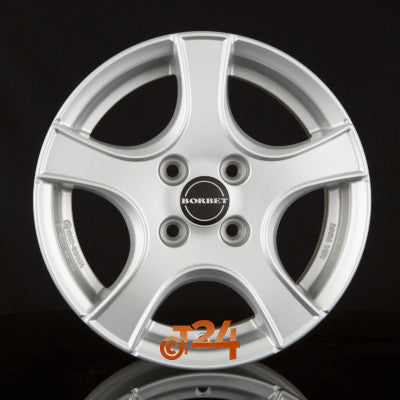 BORBET Velgen - F2 Brilliant Silver - 14 inch