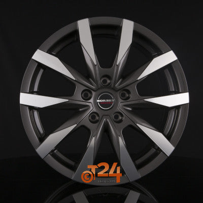 BORBET Velgen - CW5 Mistral Anthracite Glossy Polished - 16 inch
