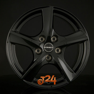 BORBET Velgen - TL Black Glossy - 15 inch