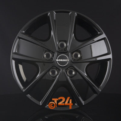BORBET Velgen - CWG Black Glossy - 16 inch