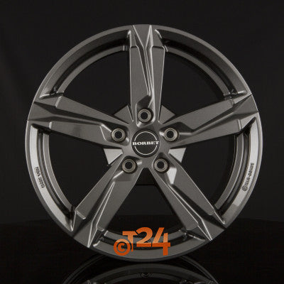 BORBET Velgen - T10 Mistral Anthracite Glossy - 16 inch