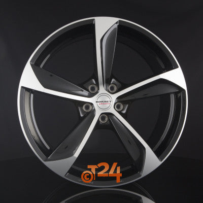 BORBET Velgen - S Black Polished Glossy - 20 inch