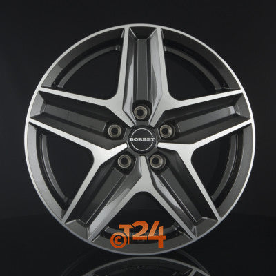 BORBET Velgen - CWZ Mistral Anthracite Glossy Polished - 18 inch