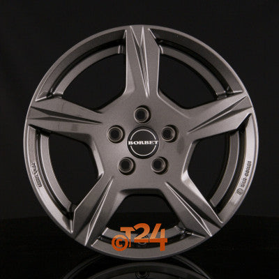 BORBET Velgen - T10 Anthrazit Glossy - 15 inch