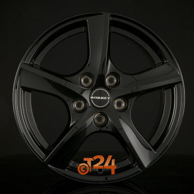 BORBET Velgen - TL Black Glossy - 16 inch