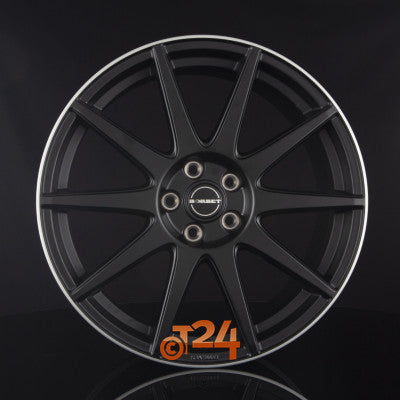 BORBET Velgen - GTX Black Matt Rim Silver - 19 inch