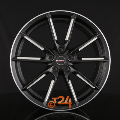 BORBET Velgen - LX Black Matt Spoke Rim Polished - 19 inch