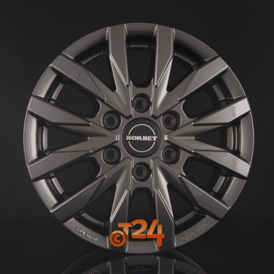 BORBET Velgen - CW6 Mistral Anthracite Glossy - 16 inch