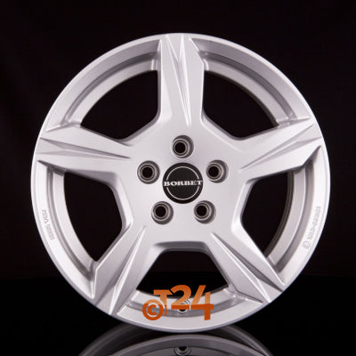 BORBET Velgen - T10 Kristallsilber - 15 inch