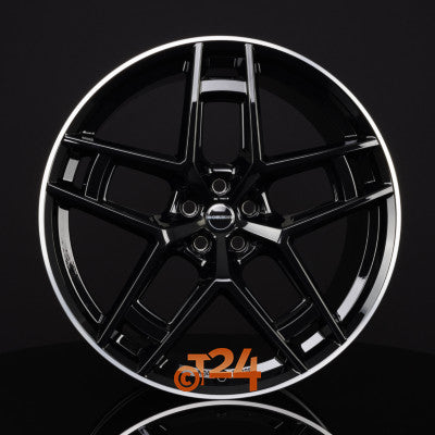 BORBET Velgen - TF Black Rim Polished Glossy - 24 inch