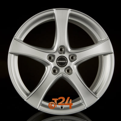 BORBET Velgen - F2 Brilliant Silver - 17 inch