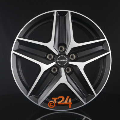 BORBET Velgen - CWZ Black Polished Matt - 18 inch
