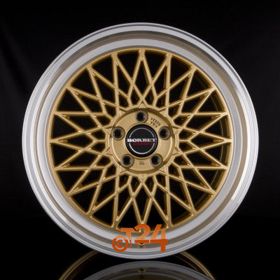 BORBET Velgen - B Gold Rim Polished - 20 inch