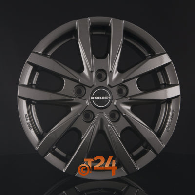 BORBET Velgen - CW5 Mistral Anthracite Glossy - 16 inch