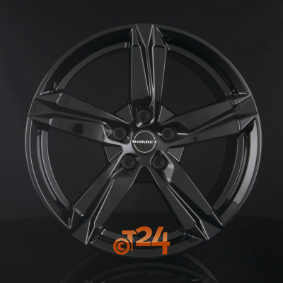 BORBET Velgen - T10 Black Glossy - 18 inch