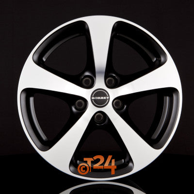 BORBET Velgen - CC Black Polished Matt - 17 inch