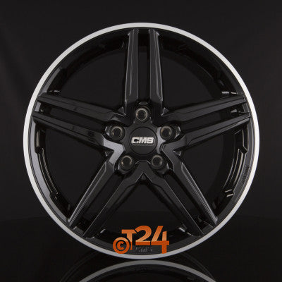 CMS Velgen - C29 DRB Diamant Horn Schwarz Glanz - 17 inch