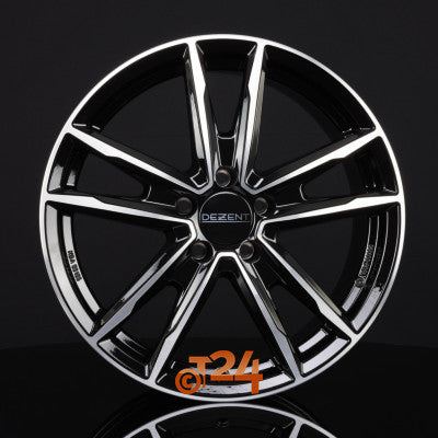 DEZENT Velgen - KF DARK - Schwarz Frontpoliert - 17 inch