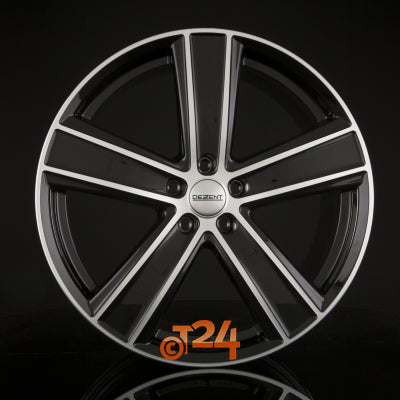 DEZENT Velgen - TH DARK - Black Polished - 18 inch