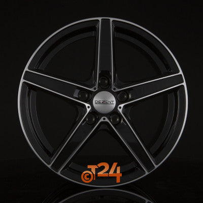 DEZENT Velgen - RN DARK - Black Front Polished (BFP) - 16 inch