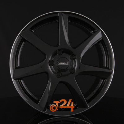 DEZENT Velgen - TW DARK - Black Polished Lip - 16 inch